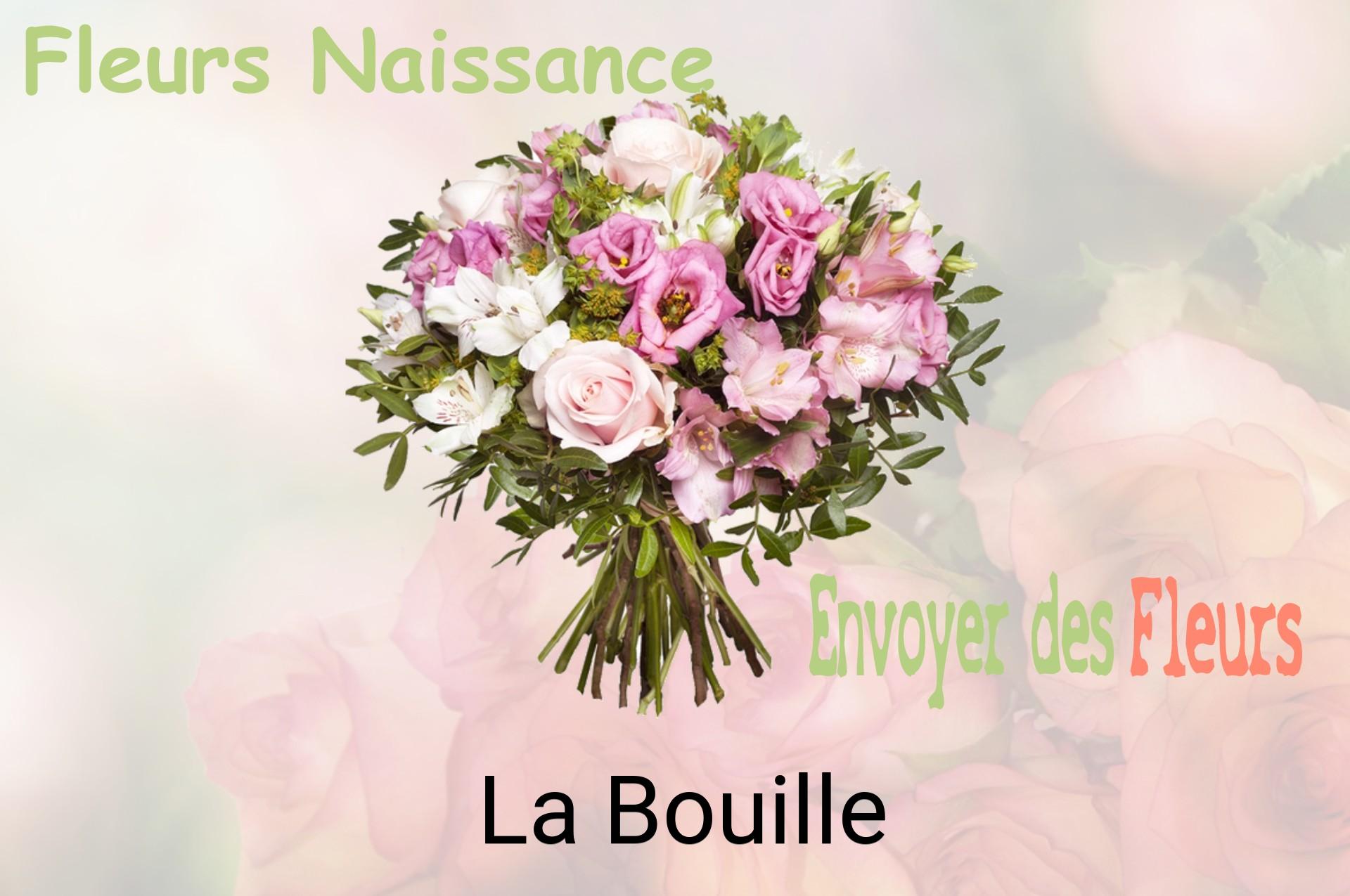 Bouquet de fleurs de naissance livré à La Bouille