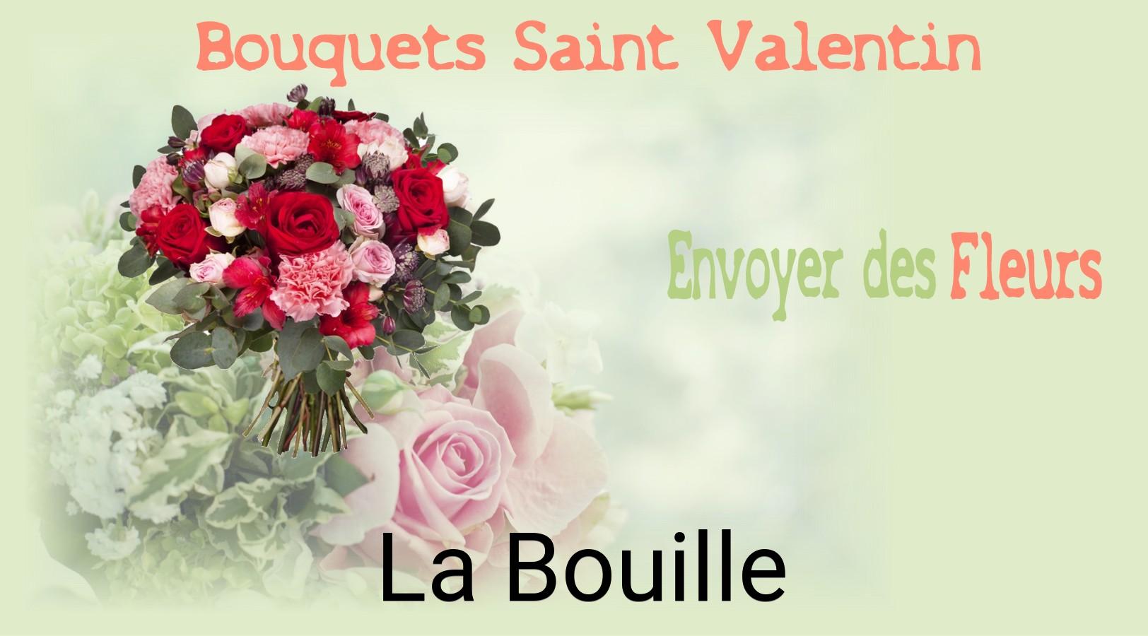 Roses de Saint-Valentin livrées à La Bouille
